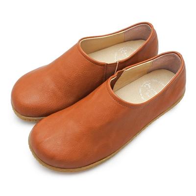 [Joywalker Plus] Slip-on Women's Shoes, Side Gore Casual Shoes, Flat Shoes, Comfortable for Walking, CA201 24.0cm CAMEL