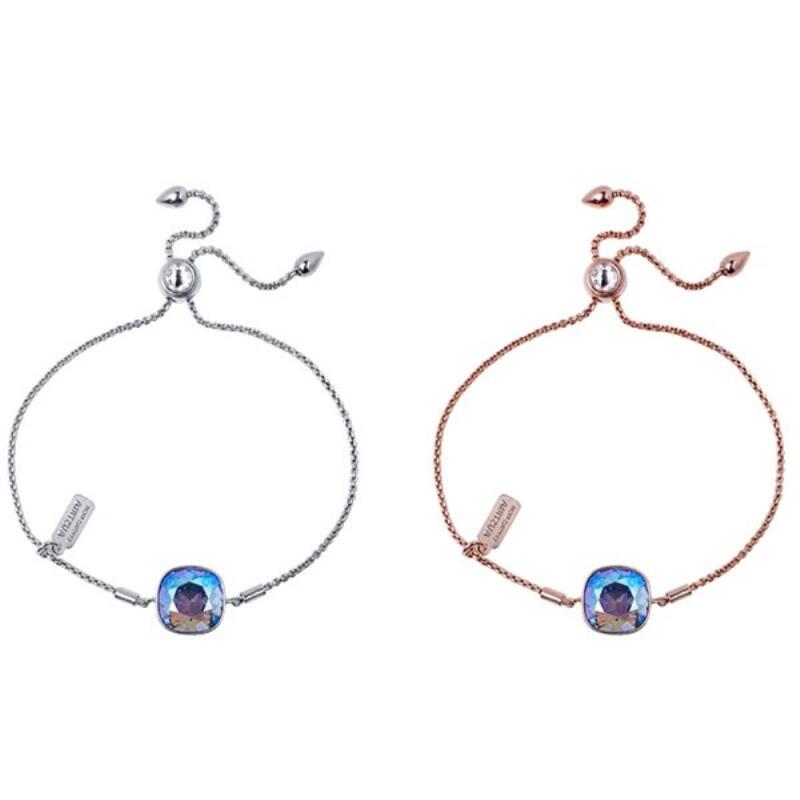 Nerimi Blauw Armband Dames Kristallen Ketting 12mm Glans