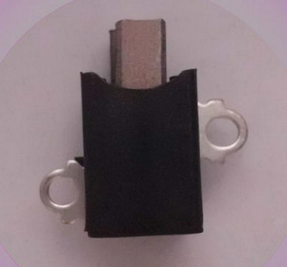 2-Ring Automotive Slip Ring with 8.5, 8.8, 8.88 mm Inner Diameters, 15 mm Outer Diameter, Carbon Brush & Holder