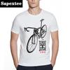 Bicycles MTB Print T Shirt Summer Men T-shirt Downhill Biking Print Casual Heartbeat Stimulation Exercise Male Harajuku Tshirt