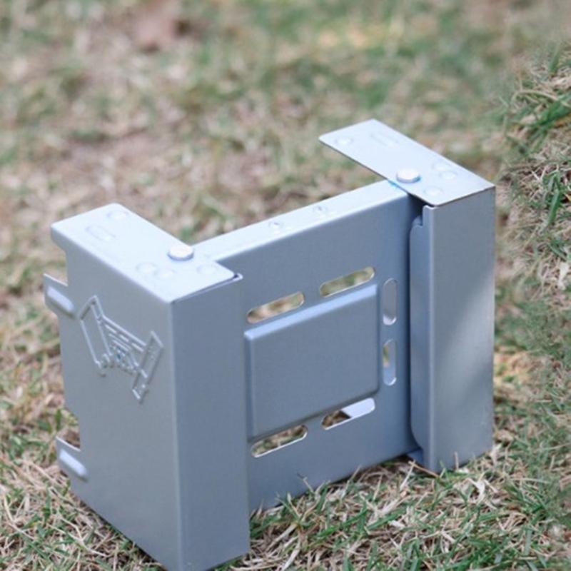 2Pcs Portable Camping Alcohols Burners Folding Outdoor Alcohols Stove Small Backpacking Stove for Camping Picnic Hiking