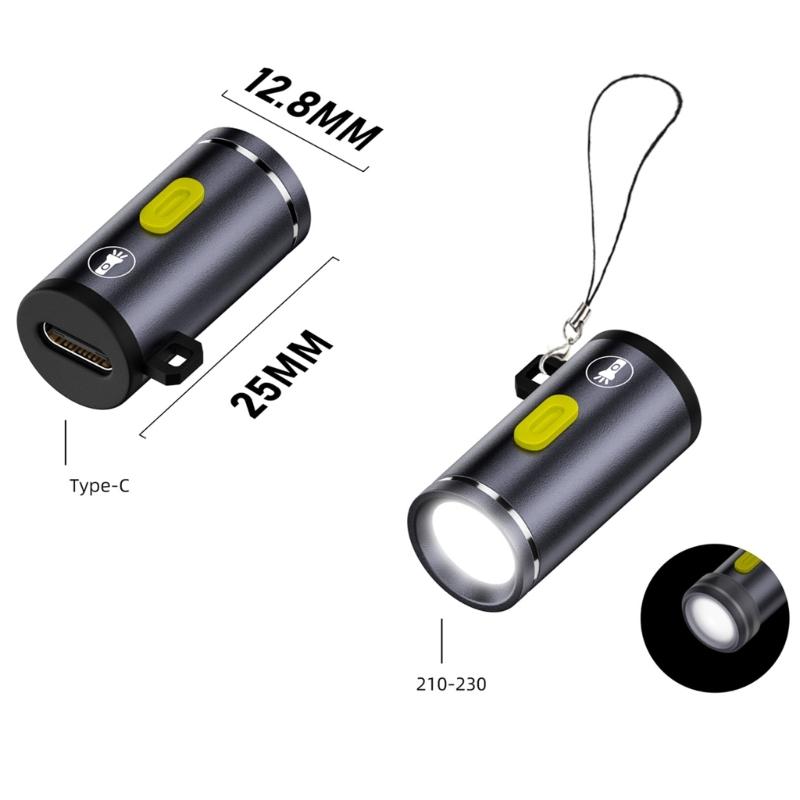 Compactly Type C Power Supply LED Work Light LED Torches For Outdoor Activity And Homes Emergencies 210Lumens