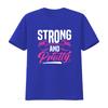 No Excuses Gym T Shirt Hardcore Training Strong And Pretty vintage Washed Breathable fashion Stylish Slightly Casual Unisex