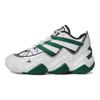 adidas Originals Top Ten Leather Non-Slip Mid-Top Retro Basketball Shoes Unisex Sneakers White Green IF1066