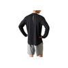 Anta Running Series Solid Color Crew Neck Pullover Long Sleeve T-Shirt Men Tops Black 952435405-4