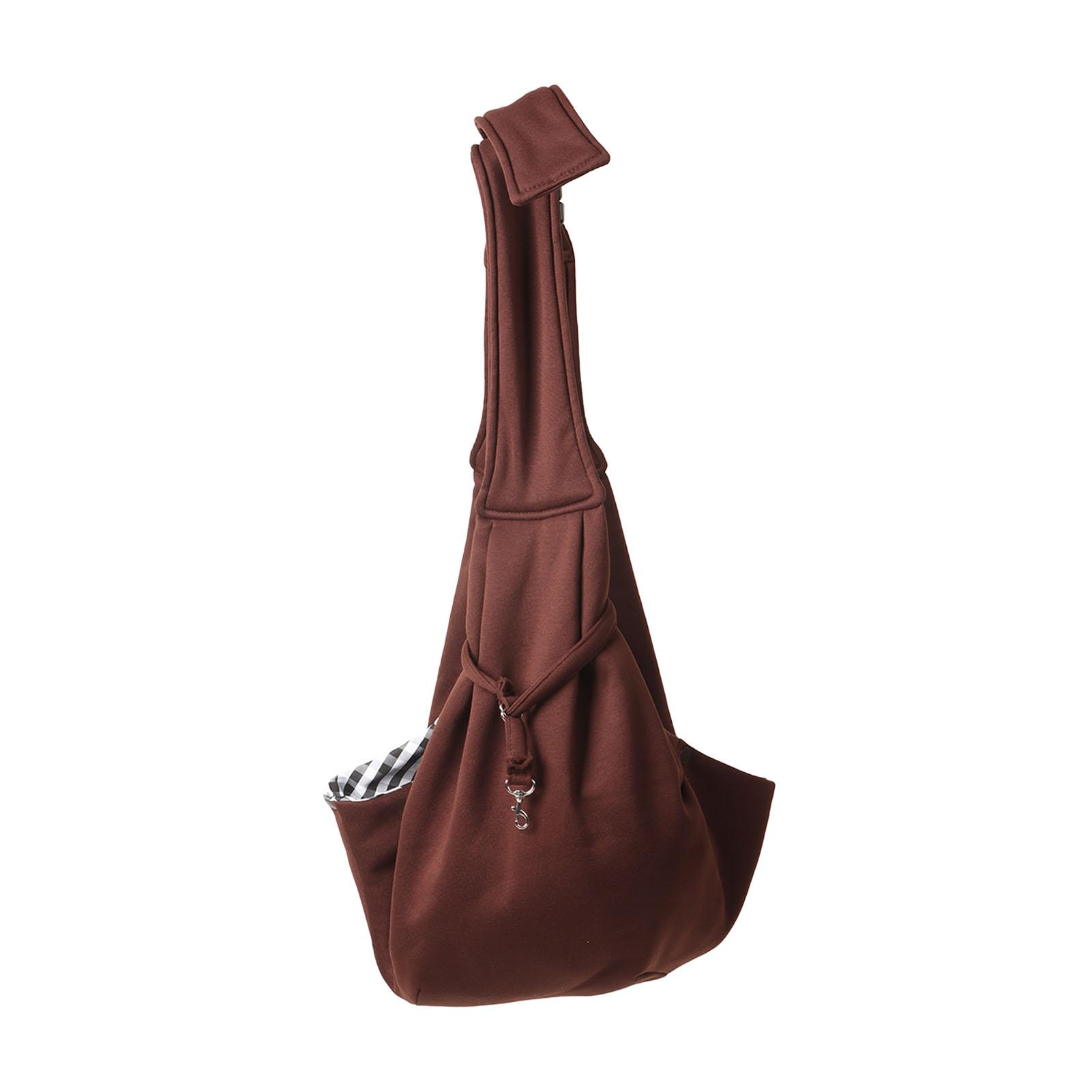 

Dog Sling Carrier Hand Free Fashionable Breathable Portable Dog Shoulder Strap Carrier for Outdoor Park Daily Walk