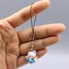 kawaii Hello Kitty Toy Pendant Cute Cat Phone Case Decorative Necklace Pendant Kawaii Women Accessories Festival Gifts
