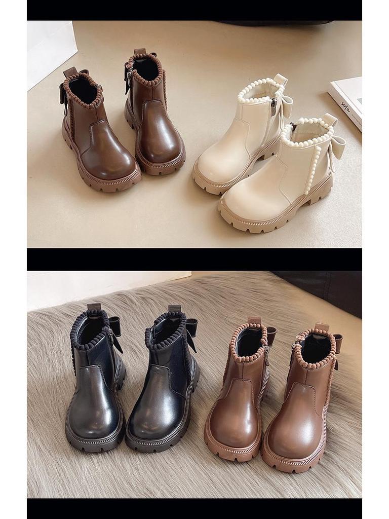 Mädchen Martin Boots im Prinzessinnenstil - Weiche Sohle, Samtfutter, Herbst/Winter 2025