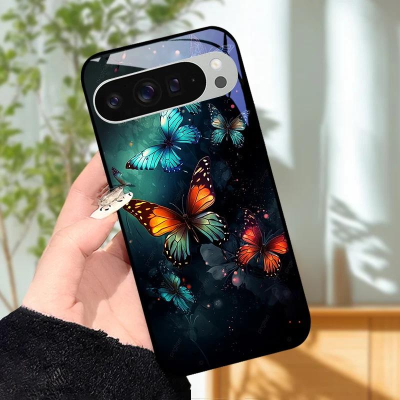 Für Google Pixel 8 8a Glas Handyhülle Pixel8 Pro Gehärtetes Glas Handyhülle Für Google Pixel 7a 7 Pro Pixel7 Stoßfeste Hüllen