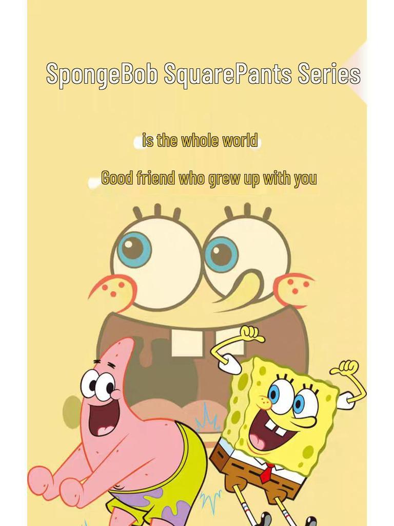 SpongeBob & Patrick Plush Dolls, Snail Pendant, Squidward Keychain Bag Charm