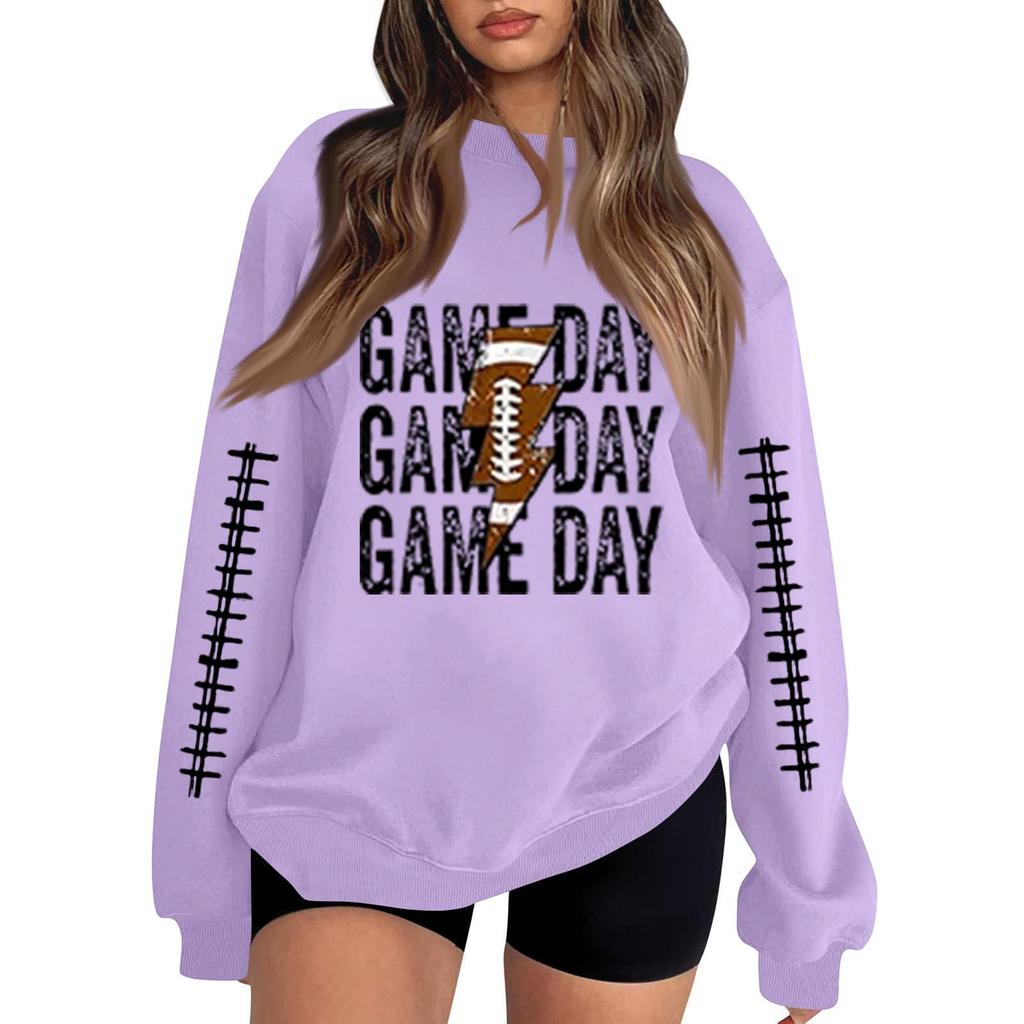 Unisex Lightweight Long Sleeve Neck Pullover Sweatshirt with Stylish Print