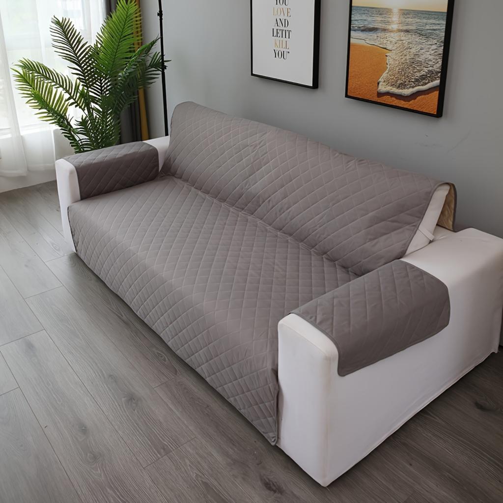 1 Stück Premium Wasserdichter Sofabezug - Haustierfreundlich, Fleckenabweisend & Leicht zu Reinigen - Passt für 3-Sitzer, 4-Sitzer, Loveseat - Ideal für