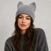 Cute Cat Ears Beanie Hats Y2K Pullover Hat Kawaii Knitted Hat  Girls