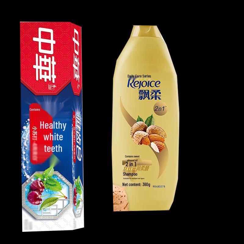 Набор шампуня для ежедневного ухода Rejoice и зубной пасты с пищевой содой