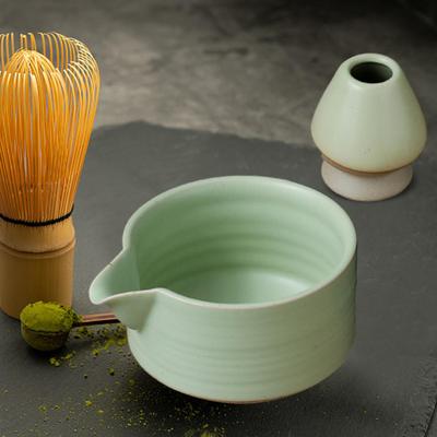 2 Piece Matcha Tea Bowl Ceremony Set Accessories Japanese Ceramic