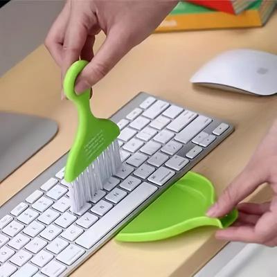 Mini set di spazzole e palette per la pulizia portatili, spazzola da tavolo portatile per la pulizia di mobili, divani, viaggi, campeggio