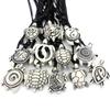 Men's Carved Sea Turtles Pendant Necklaces Vintage Turtle Jewelry Couple Necklace