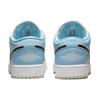 Air Jordan 1 Low GS Ice Blue Kids Sneakers Black Sail White 554723-401