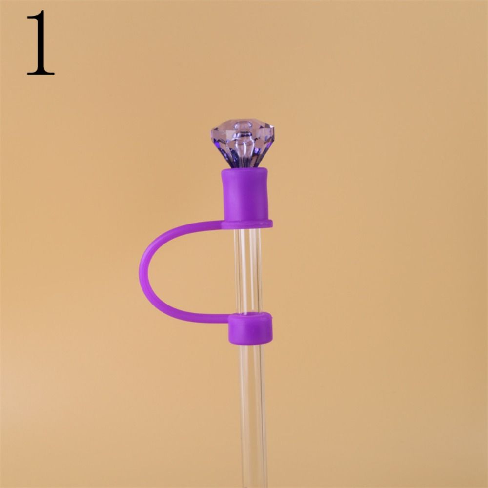 

Silicone Drinking Straws Plug Shape Drinking Dust Cap Kitchen Tool Straw Tip Covers Cup 1