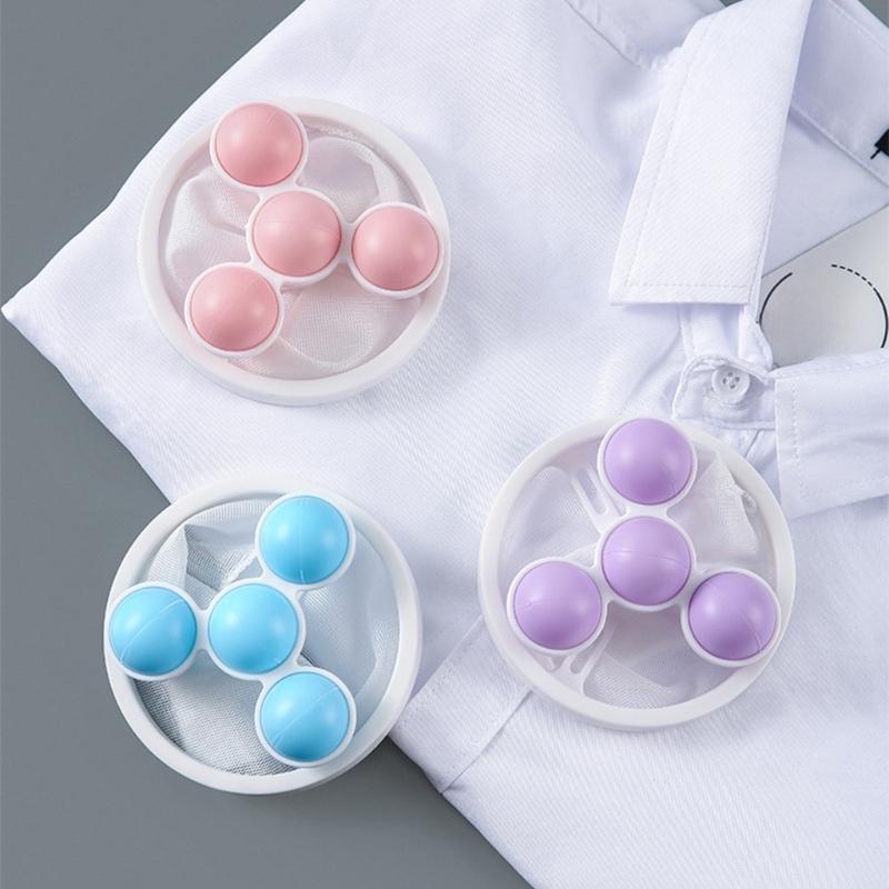 4Pieces Hair Remover for Laundry Lint and Hair Catcher Filter Mesh for Home Washing Machine Laundry Accessory