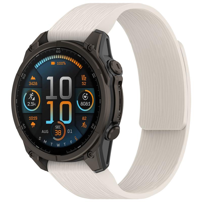20mm 22mm 26mm Silicone Magnetic Band for Garmin Fenix 8 43 47 51mm 7X 7 7S 5X 5S 6 6X 6S Plus 3HR Quick Fit Bracelet WristStrap
