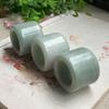 Green Guizhou Jade Thumb Ring - Large Size, Men's Style, Ideal for Temple Fair or Scenic Spot 