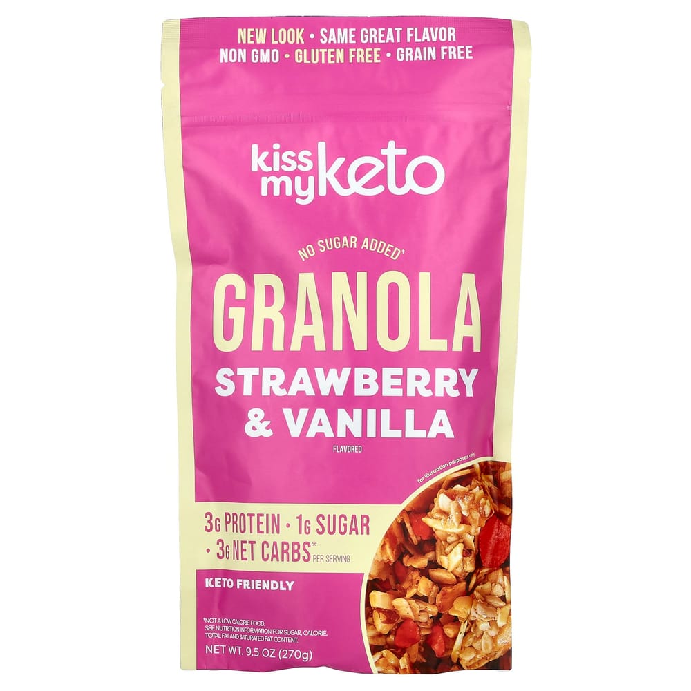 iHerb Keto Granola Strawberry & Vanilla 270g (9.5oz)