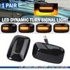 For Toyota Landcruiser Land Cruiser 70 80 100 Series 1998-2007 LED Side Marker Lights Dynamic Turn Signal Lamp Indicator