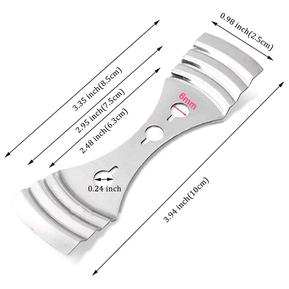 10pcs Metal Handmade Three-Hole Wax Core Centering Candle Wick Holder Wick Clip Centering Devices