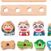 Montessori Screw Nut Toy Learning Educational Shape Sorter for Preschool