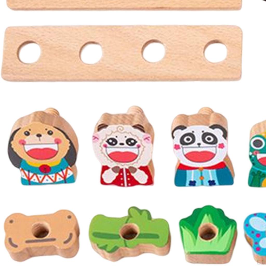 Montessori Screw Nut Toy Learning Educational Shape Sorter for Preschool