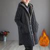 Winter Plus Size Padded Jacket Fat Padded Jacket Plus Velvet Thickened Women's Padded Jacket