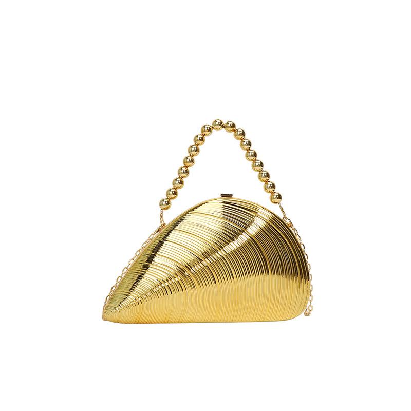 Shell Shae Evening Bags For Women Acrylic Shoulder Crossbody Bags Chain Party Wedding Clutch Ladies Purse Handbags