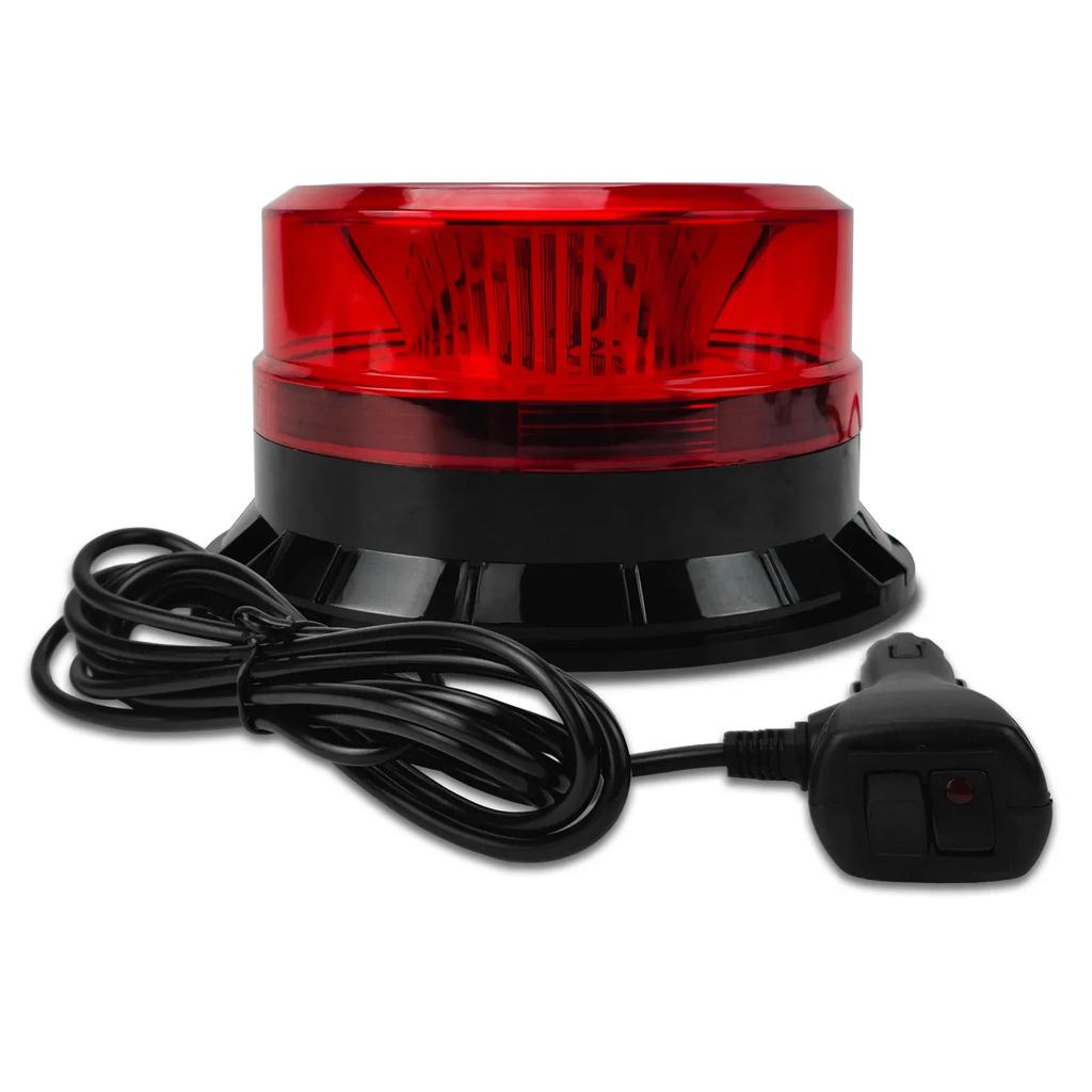 LED Flashing Warning Light Magnetic tallation Waterproof Emergency Lamp Signal Strobe Beacon Lights for Car School Bus