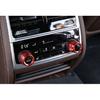 Red Aluminum Rear AC Adjusting Knob Ring Trim For BMW X3 G01 X4 2018-