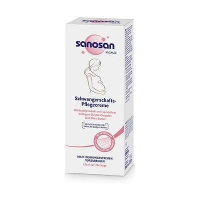 Sanosan Mama Pregnancy Care Management Cream Moisturizing Massage Nourishing Supply 200ml Sanosan Mama