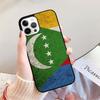 Comoros Flag Phone Case For iPhone 17 Air 14 13 12 16Pro Max 15  Plus Max Cover Shell Coque