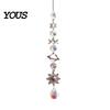 Wall Hanging Decor Colorful Crystal Suncatcher, Sun Catcher for Windows, Healing Glamorous Decoration Home, Crystals Prism Rainbow Maker,