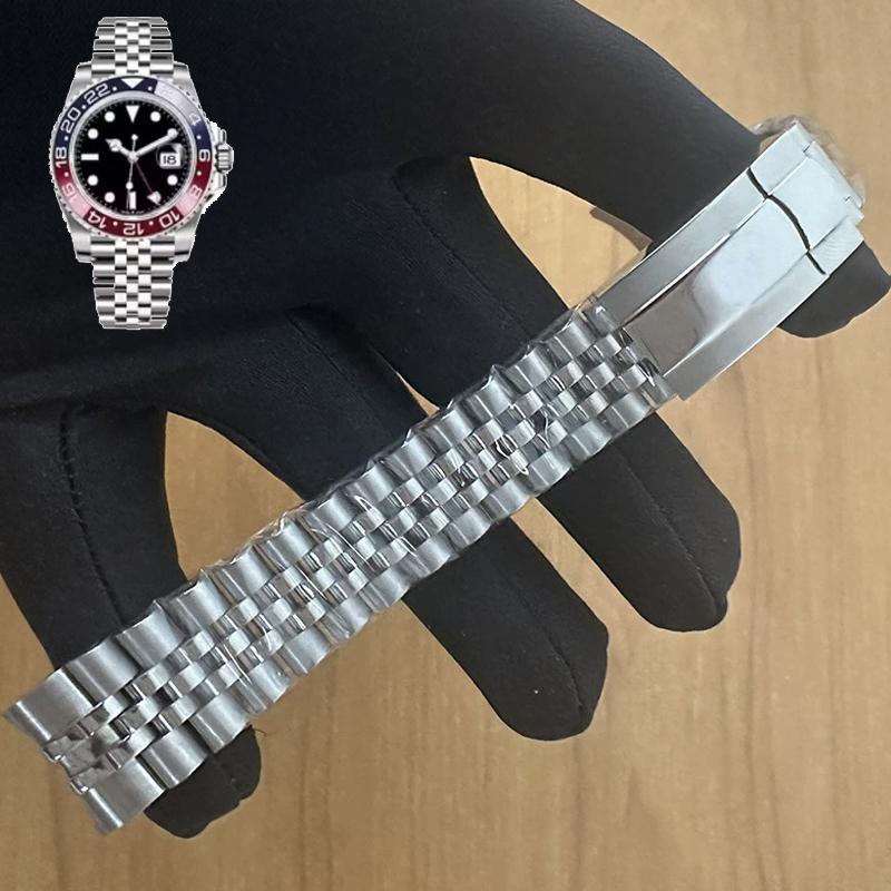 Rolex Oyster Perpetual Datejust DAYTONA SUBMARINER 904 Paslanmaz Çelik Lüks Saat Kayışı için Saat Bilekliği Saat Kordonu 20/21mm