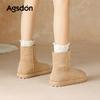 Augustine Platform Snow Boots Women's New Plush Thickened Fluffy Soft-soled Cotton Shoes Short Boots