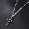 Damen Kreuz-Kettenhalskette Personalisierter Kreuzschmuck Religiöse Anhängerhalskette für Männer Geburtstags-Jubiläumsgeschenke