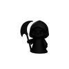 Mini Skull Ghost Figurine Fluorescent Green 3D Printed Statue Halloween Miniature  Desktop