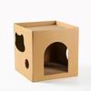 Cat Bed & Scratch Board: Durable, No-Shed Corrugated Cardboard House