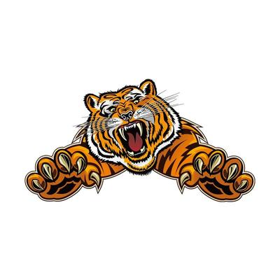 Tri Mishki W1206 Jump Tiger Наклейка на автомобіль ПВХ наклейки Аксесуари для мотоциклів Наклейка на бампер автомобіля Вантажівка Ноутбук Холодильник стіна