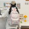 Schoolbag Japanese Cartoon Cute Cat Large Capacity Backpack Campus Student Class Schoolbag Versatile Casual Girl Backpack