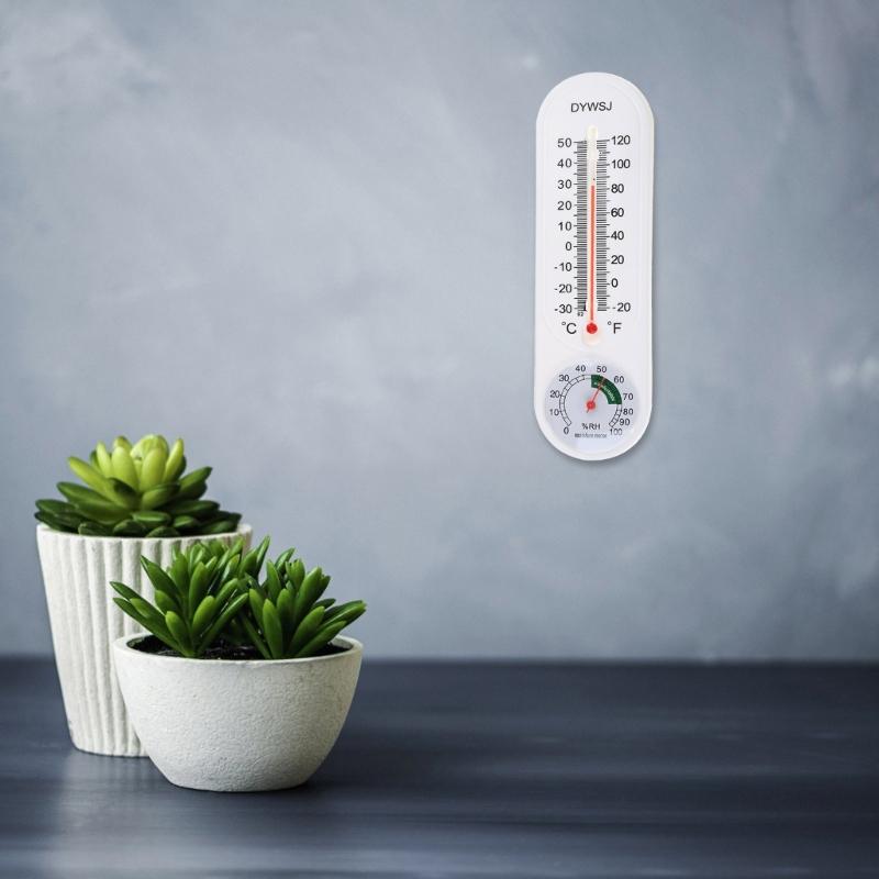 Outdoor/Indoor Thermometer Hygrometer Humidity Meter Thermometers Temperature Humidity Gauge Meter for W/ Celsius/Fahren