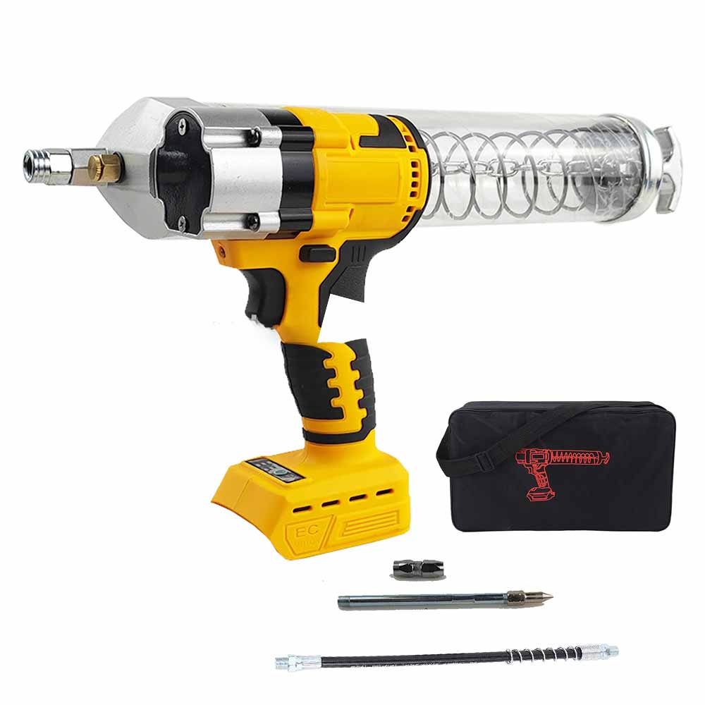 Brushless Electric Grease Gun Wireless Fully Automatic High-Pressure Excavator Specific Grease Gun Fit Makita/Dewalt 18V Battery
