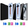 2 Sets For Samsung Galaxy S25 Ultra Anti Spy Tempered Glass Screen Protector with Automatic Dust Removal Tool