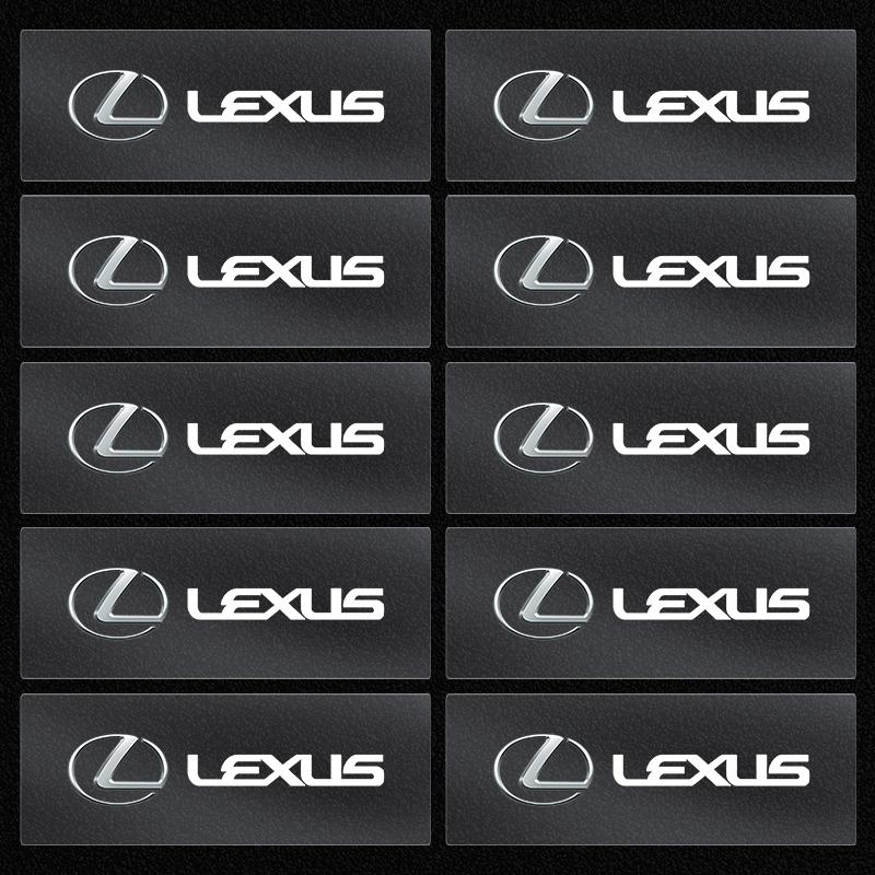 1/2/5/10pcs Car Stickers Car-Styling Logo Interior Decorative Accessories For Lexus EX300H RX450H IS300H ES300H NX RX GS Al20