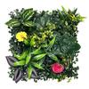 DIY Artificial Plant Wall Panel Sunflower Artificial Fern Grass  Background Wall Decoration